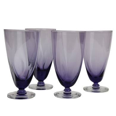 vintage Russel Wright goblets, purple