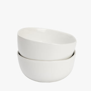 organic dinnerware, cereal bowl, white