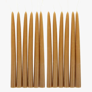 hand dipped taper candles, 12