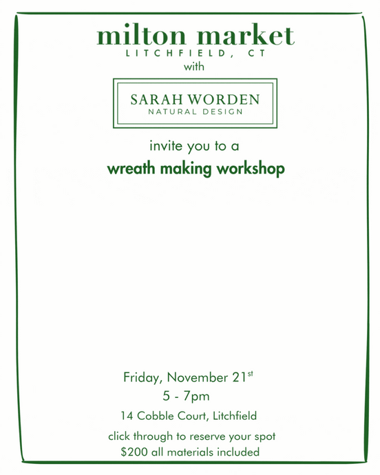 Wreath Making Workshop