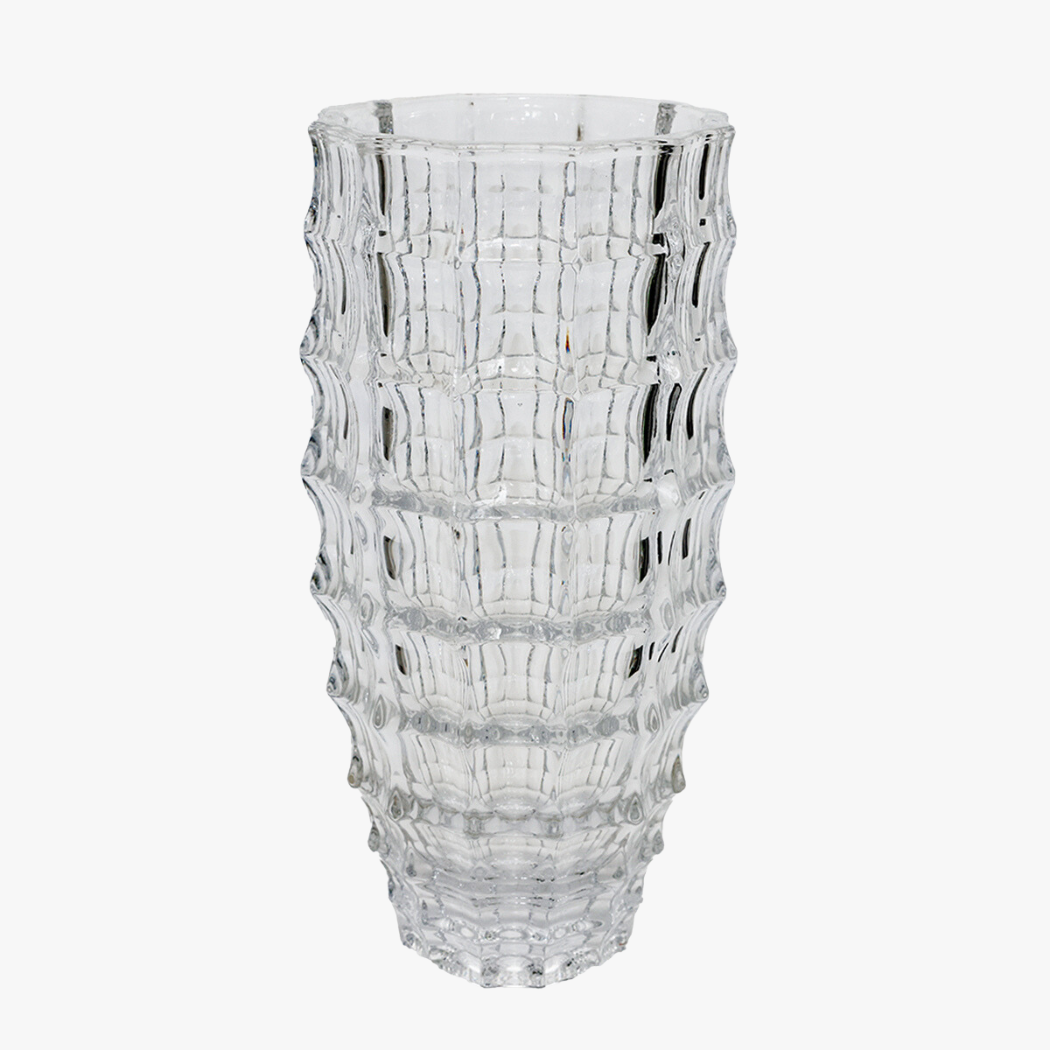 vintage Murano honeycomb glass vase