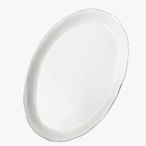deep oval serving platter