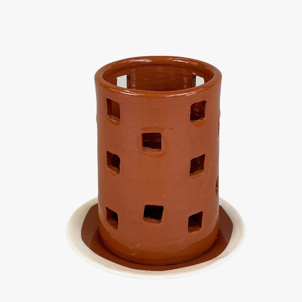 terracotta lantern