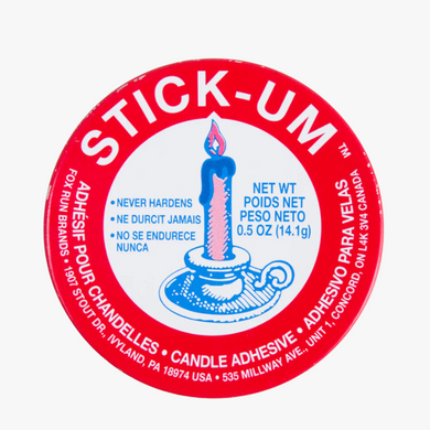 stick-um candle adhesive