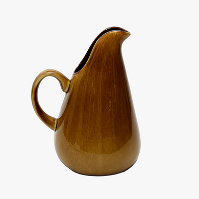 vintage Russel Wright brown stoneware pitcher