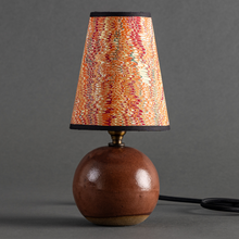 Load image into Gallery viewer, Milton Market + Dumais Made &quot;Cobble&quot; lamp in red clay