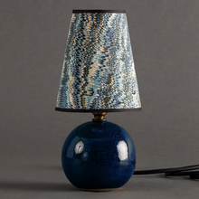 Load image into Gallery viewer, Milton Market + Dumais Made &quot;Cobble&quot; lamp in navy