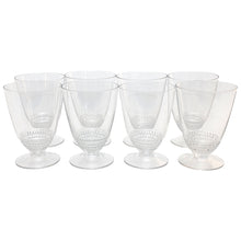 Load image into Gallery viewer, vintage clear teardrop water glasses