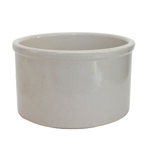 Vintage round stone crock