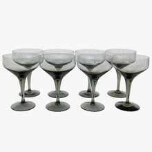 Load image into Gallery viewer, vintage grey champagne coupes