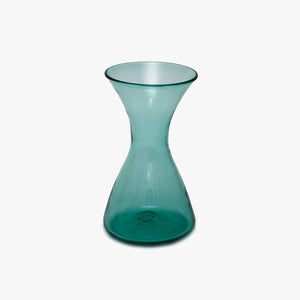 vintage seafoam green fluted Blenko vase