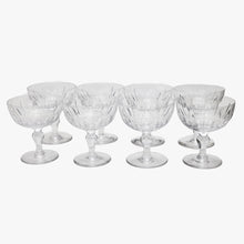 Load image into Gallery viewer, vintage crystal champagne coupes