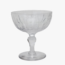 Load image into Gallery viewer, vintage crystal champagne coupes