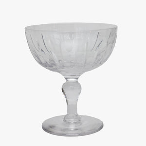 vintage crystal champagne coupes