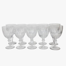 Load image into Gallery viewer, vintage crystal wine glasses