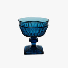 Load image into Gallery viewer, vintage deep blue champagne coupes