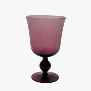 vintage amethyst pedestal urn vase