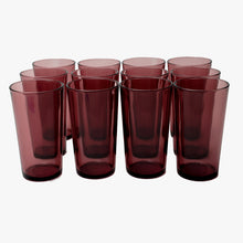 Load image into Gallery viewer, vintage plum glass tumblers