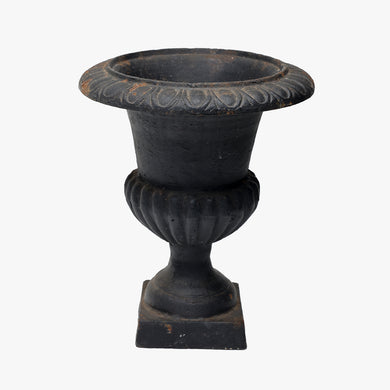 vintage iron urn