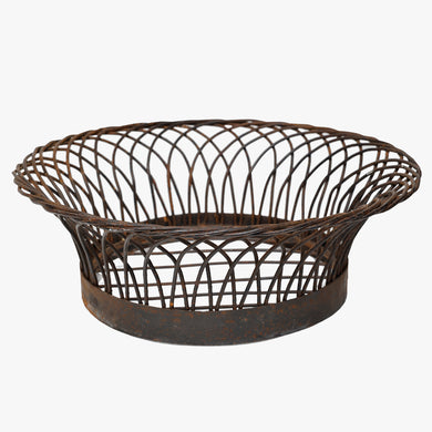 vintage wire planter basket