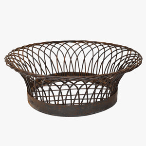 vintage wire planter basket