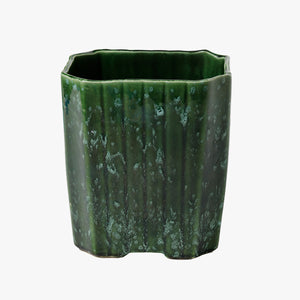vintage green Upco vase