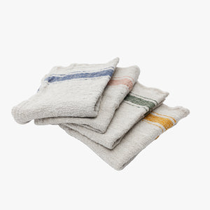 striped linen kitchen towel