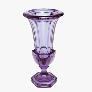 vintage amethyst alexandrite footed vase