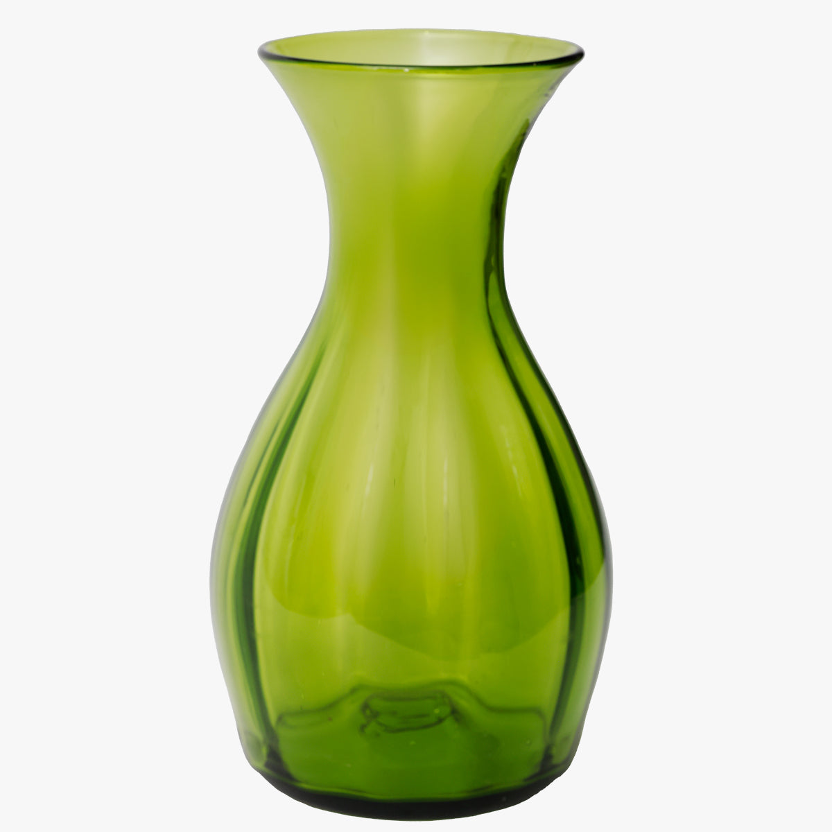 Vintage Green Glass Vase