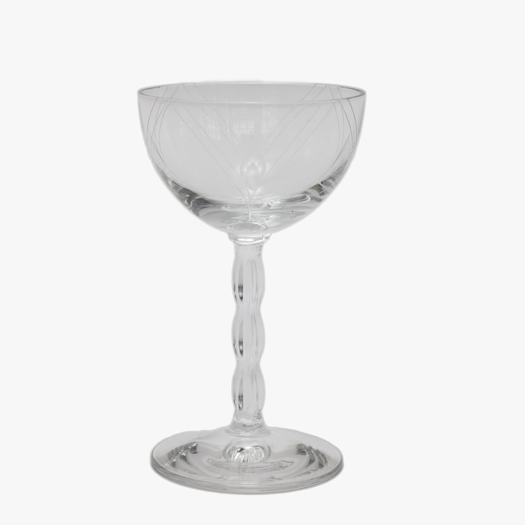 vintage heraldry patterned liquor glasses