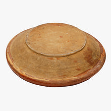Load image into Gallery viewer, antique hand painted shallow serving bowl