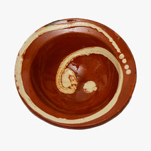 Load image into Gallery viewer, antique french earthenware bowl with swirl