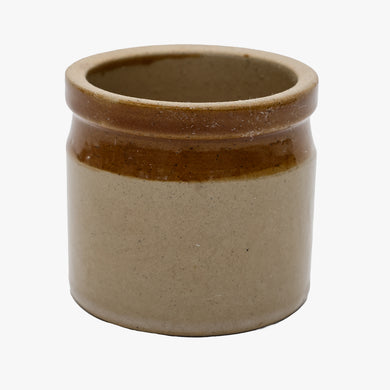 miniature stoneware crock made in England