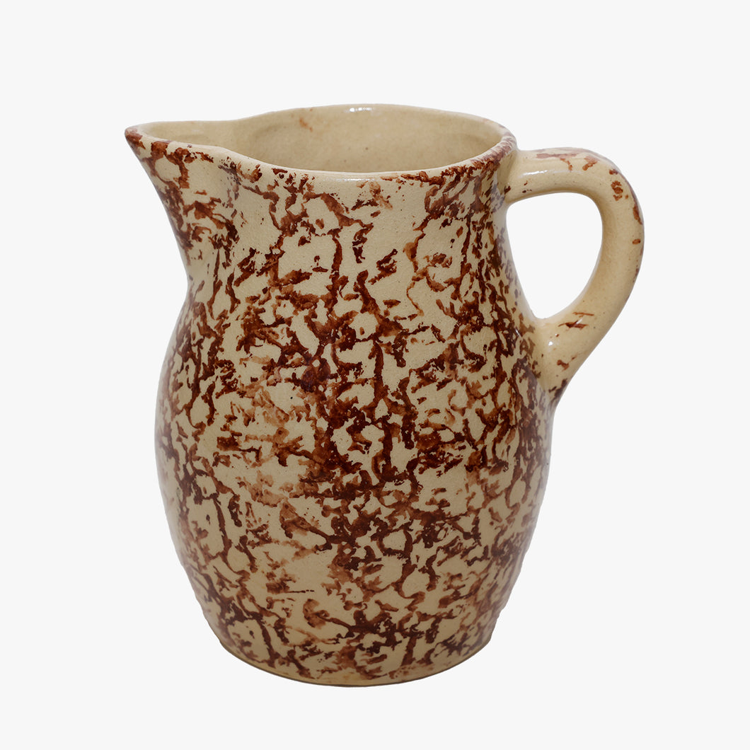 vintage splatter pitcher