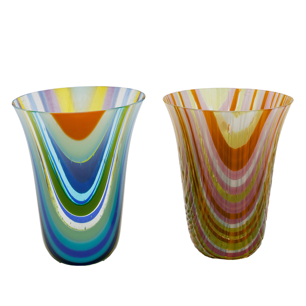 hand made glass vase