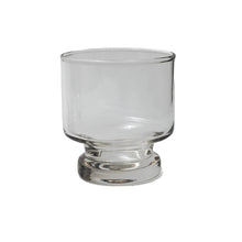 Load image into Gallery viewer, vintage clear glass stackable tumbler