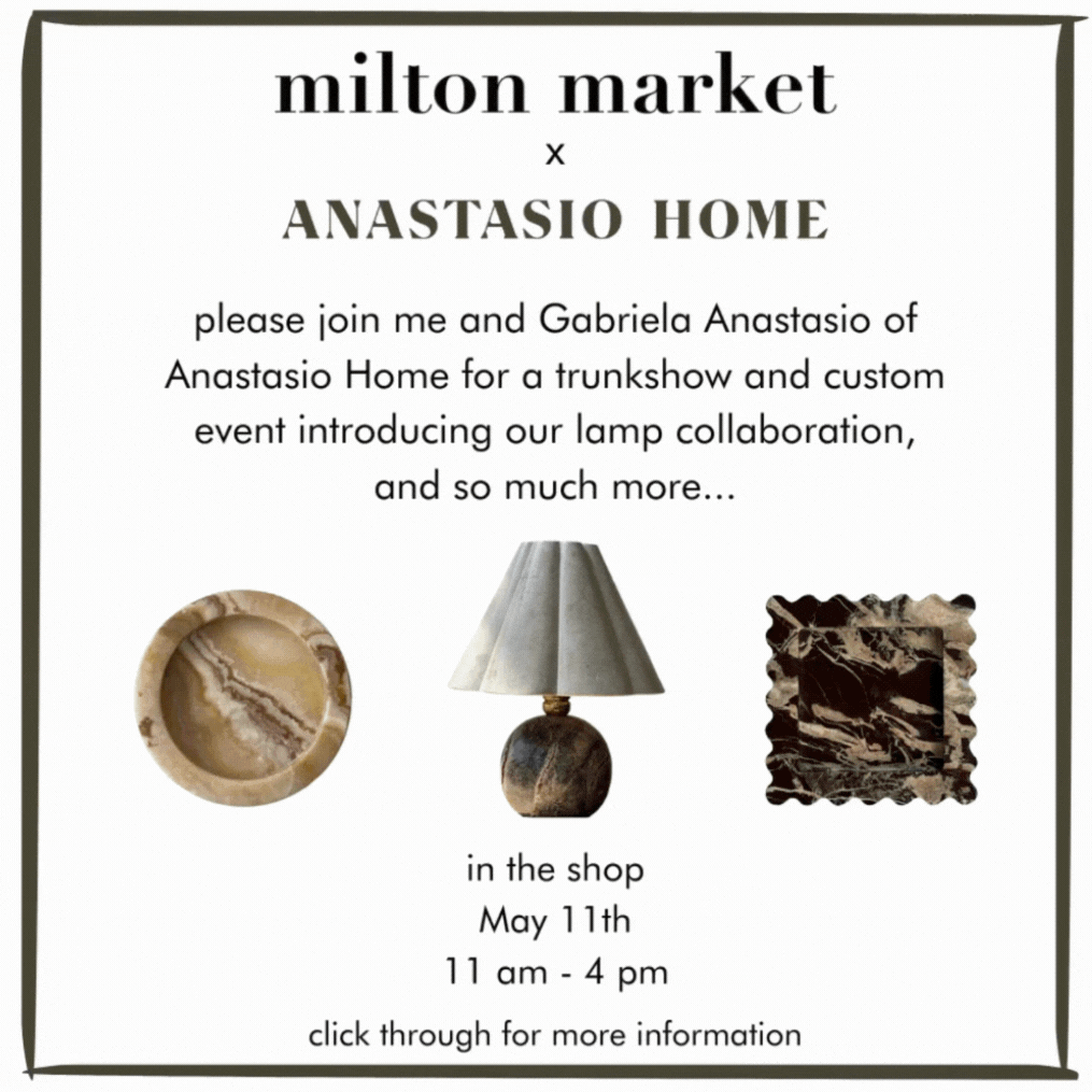 Anastasio Home trunk show and custom event
