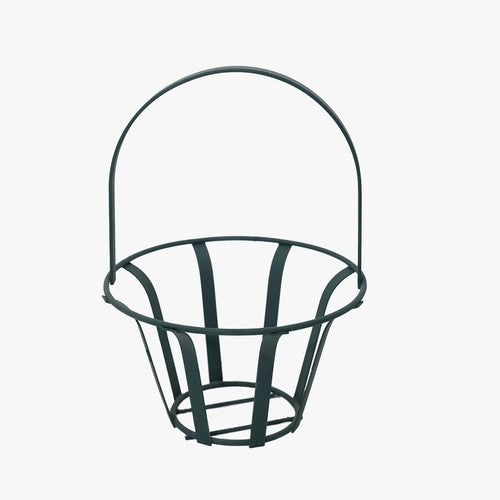 vintage metal planter basket