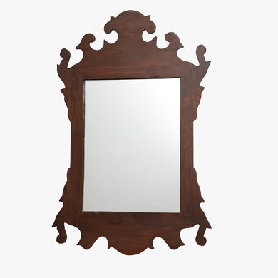 antique small chippendale mirror