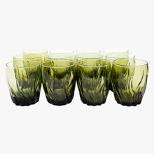 Load image into Gallery viewer, vintage avocado green tumbler glasses