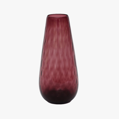 vintage amethyst optic vase