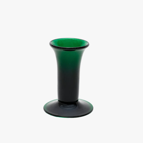 vintage emerald green bud vase