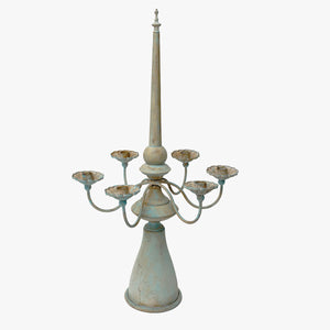 vintage metal candelabra