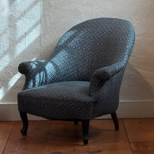 Load image into Gallery viewer, slipper chair in Schuyler Samperton "Folly" fabric