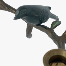 Load image into Gallery viewer, brass branch candle holders with birds