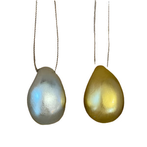 Carol Leskanic egg necklaces