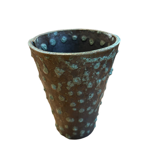 Dumais Made pebbled vase