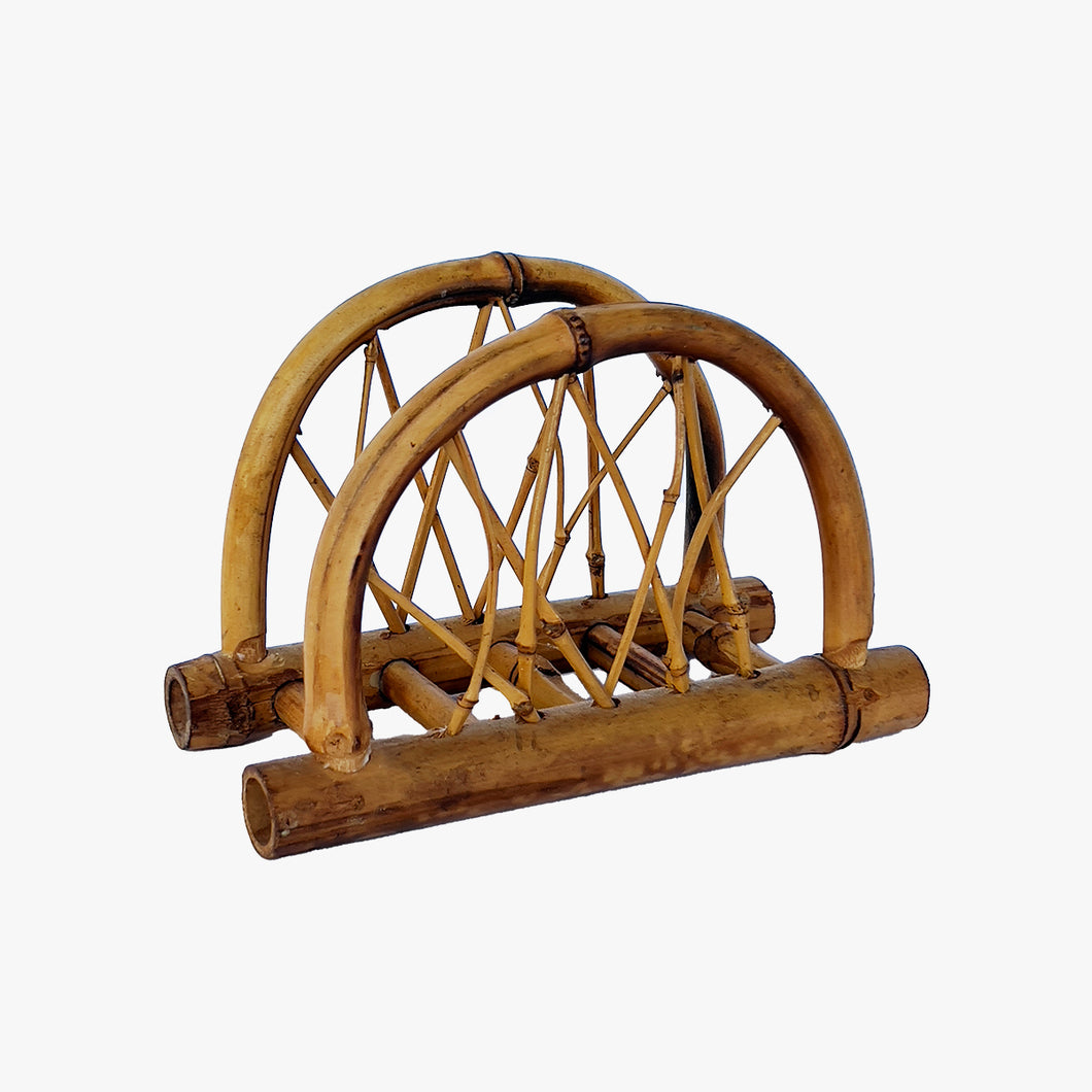 vintage bamboo napkin holder