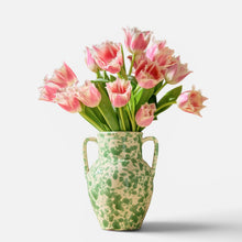 Load image into Gallery viewer, splatter 2-handle vase