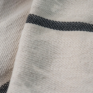 hand woven cotton throw blanket - olimpia stripe